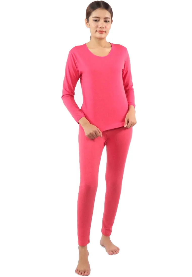 ชุดลองจอห์นฮีทเท็คคอกลม L014 - Round Neck Thermal Winter Heattech Long Johns