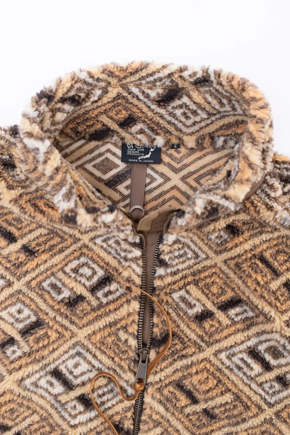 03-6018-AR - Boa Fleece Jacket - African Pattern