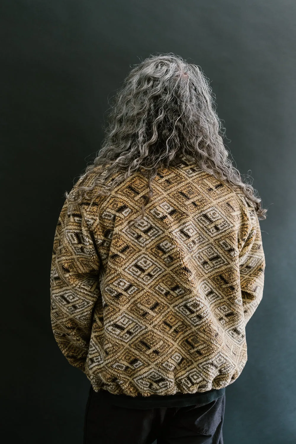 03-6018-AR - Boa Fleece Jacket - African Pattern