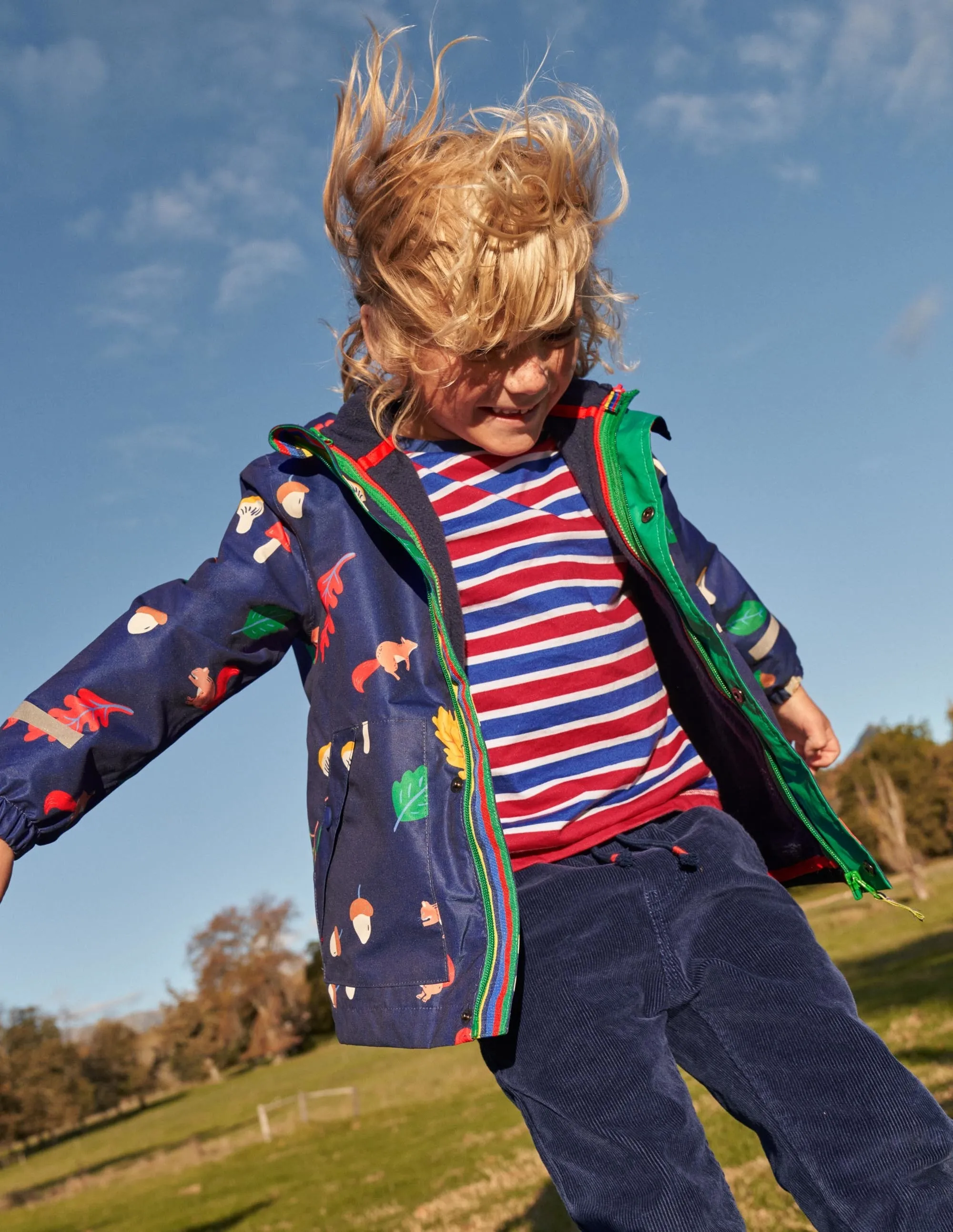 3-in-1 Waterproof Jacket-Starboard Navy Woodland
