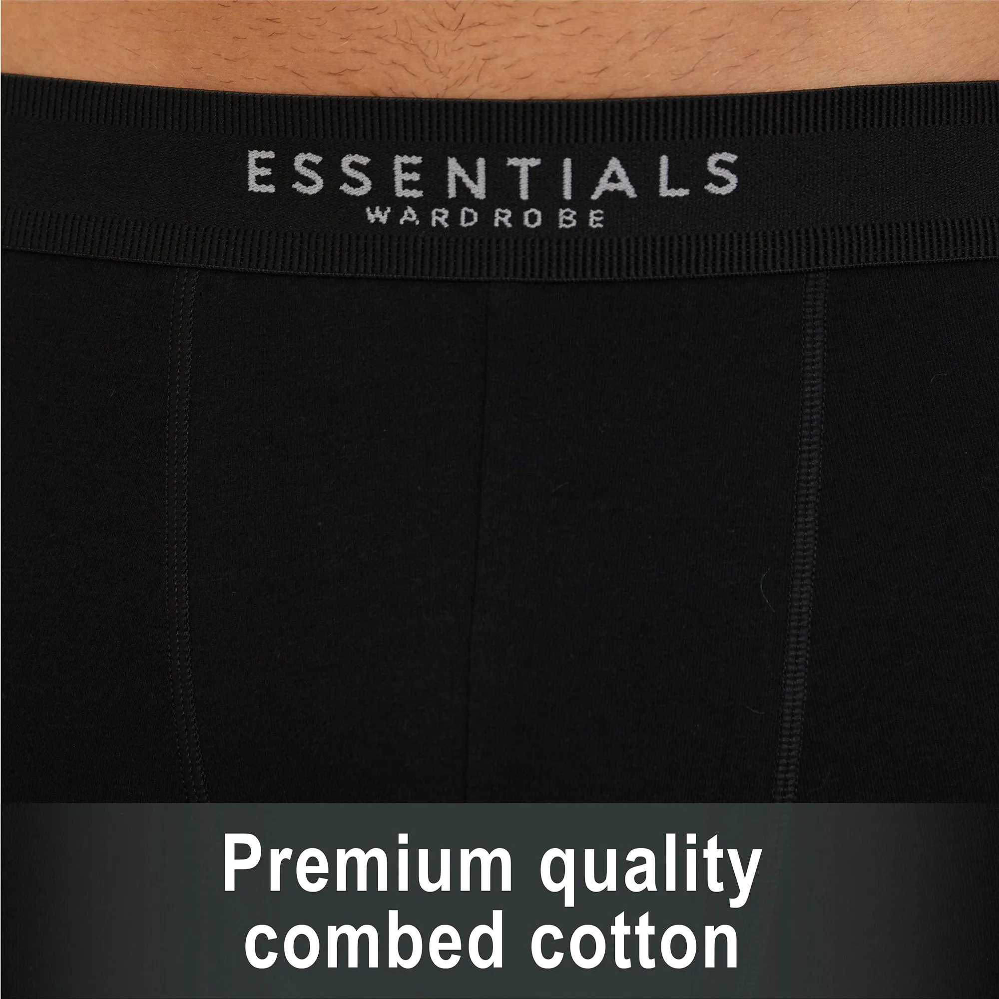 6PK Mens Boxer Premium Black