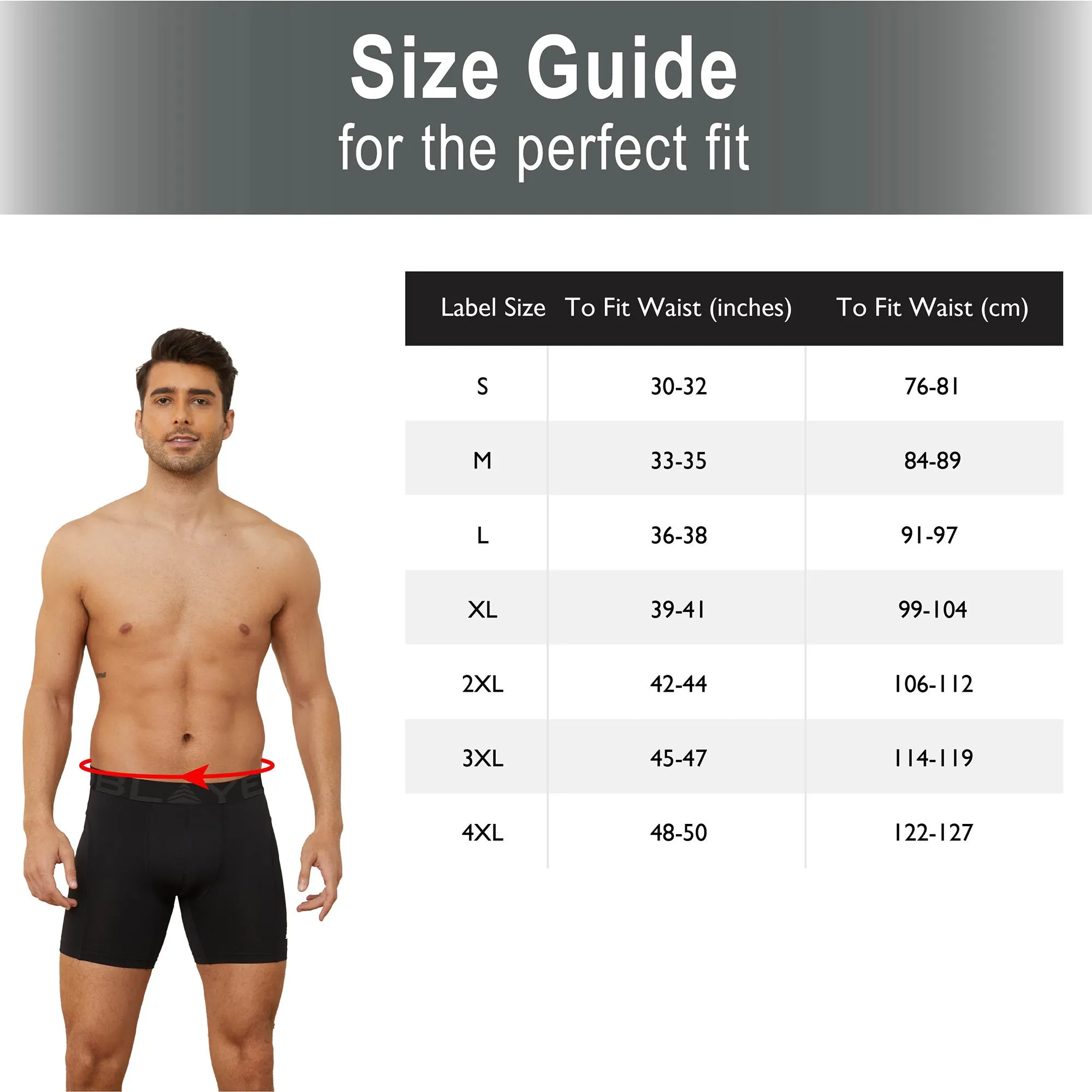 6PK Mens Boxer Premium Black