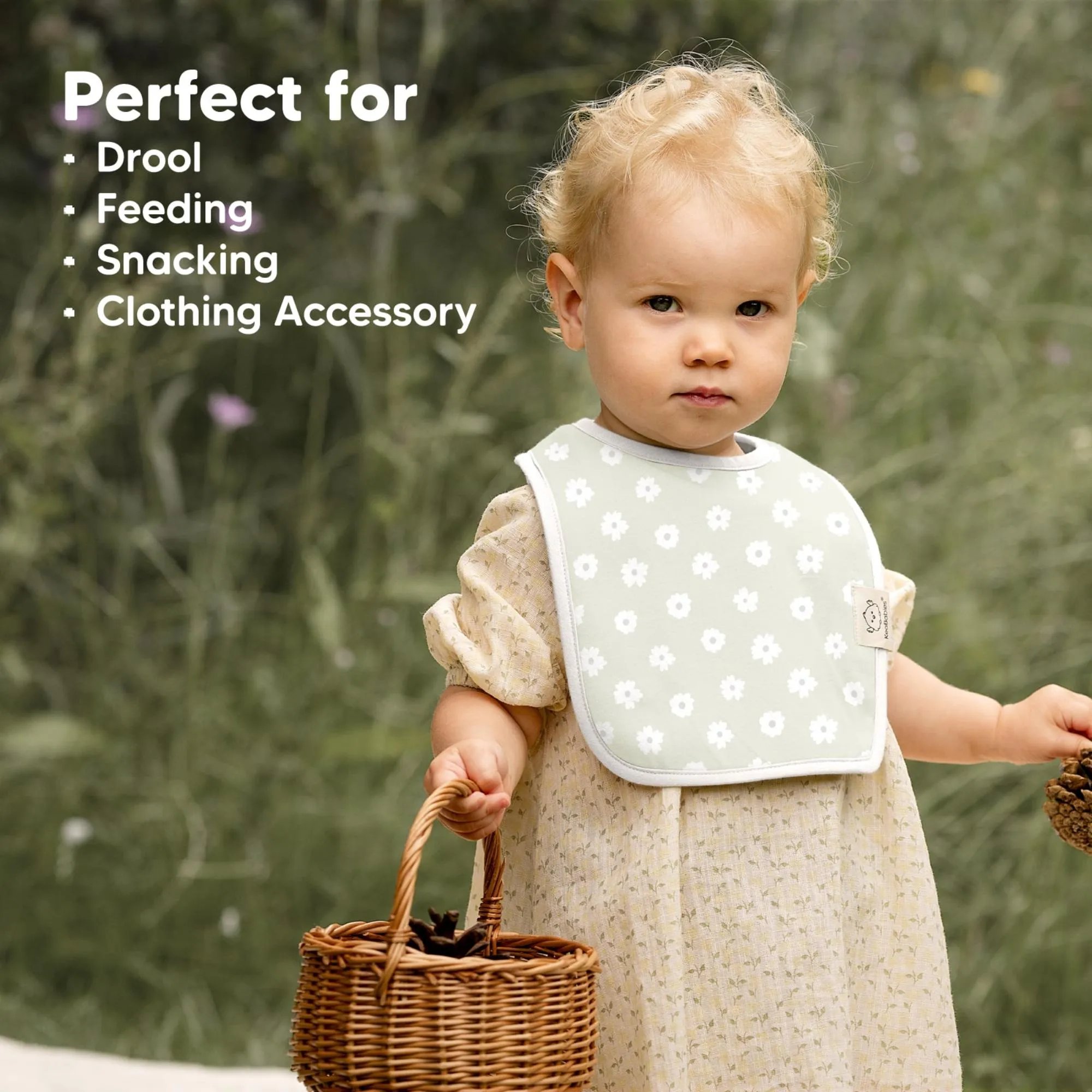 8-Pack Coast Drool Bibs (Fleur)