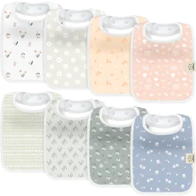 8-Pack Coast Drool Bibs (Fleur)