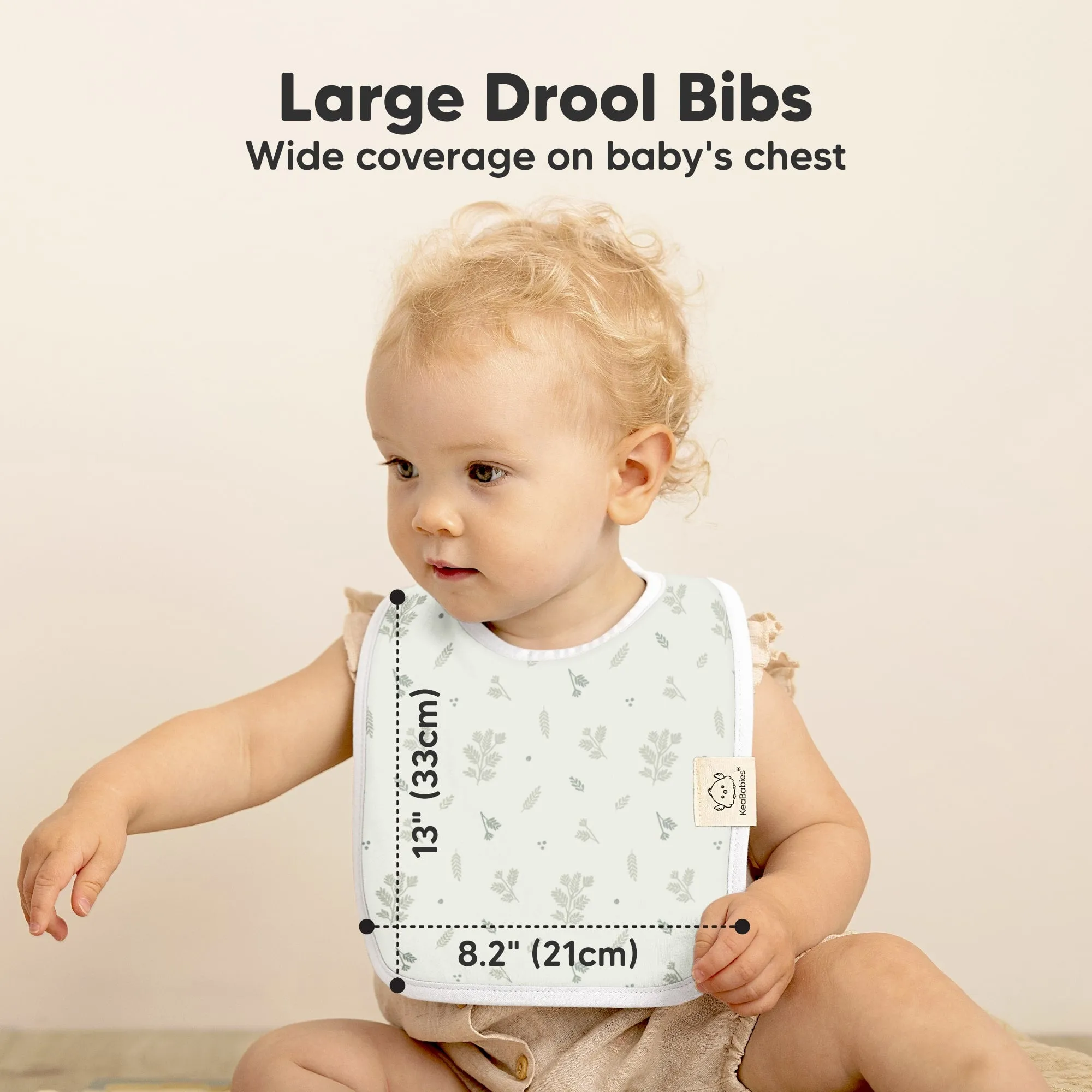 8-Pack Coast Drool Bibs (Prairie)