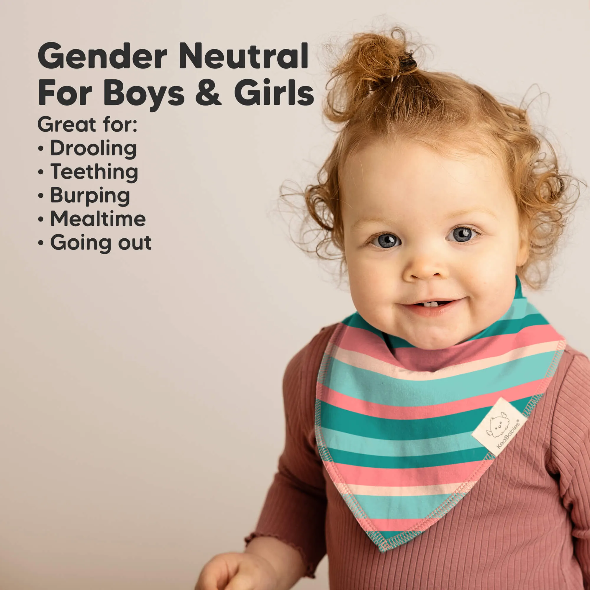 8-Pack Organic Bandana Bibs (Builders)
