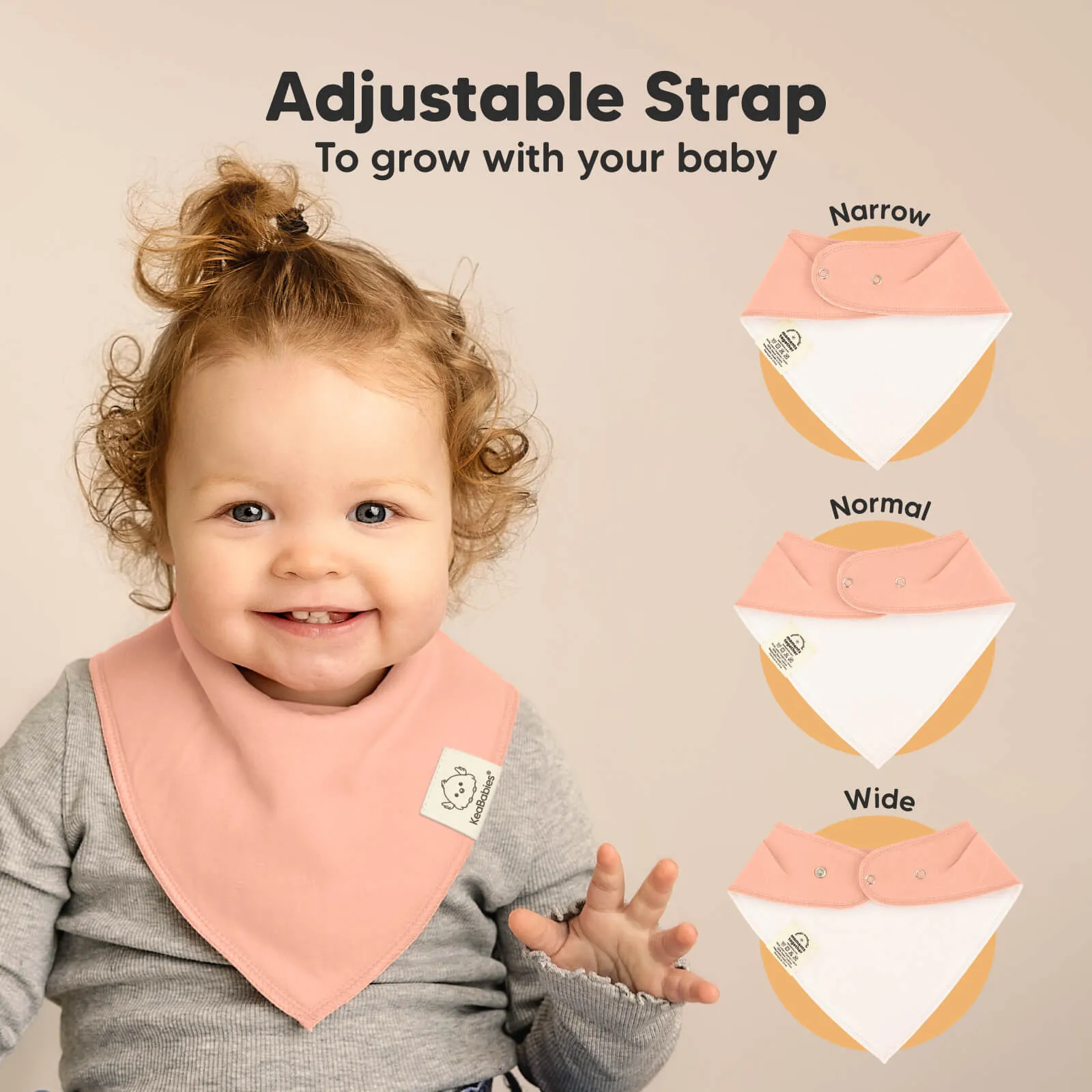 8-Pack Organic Bandana Bibs (Embrace)