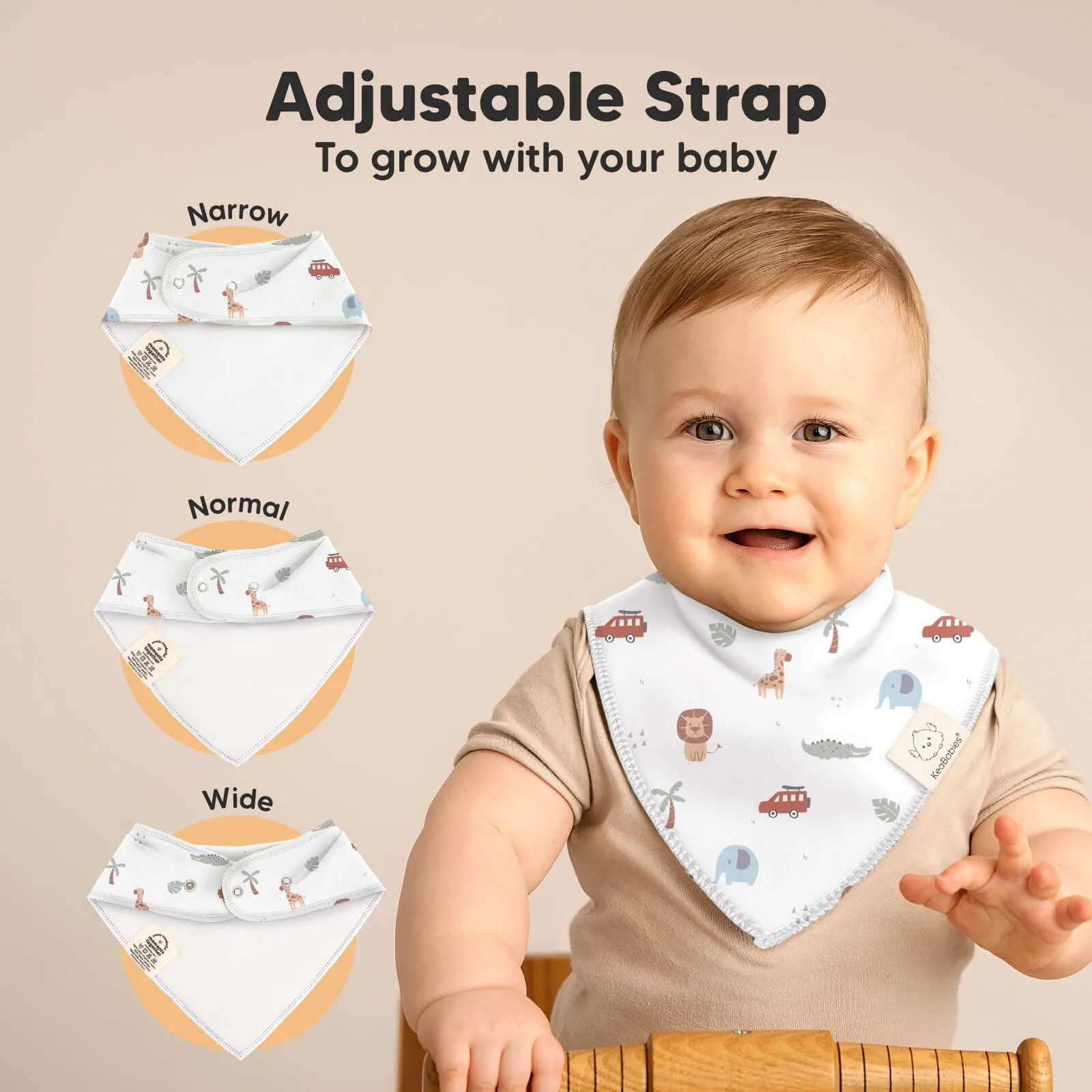 8-Pack Organic Bandana Bibs (Wilderness)