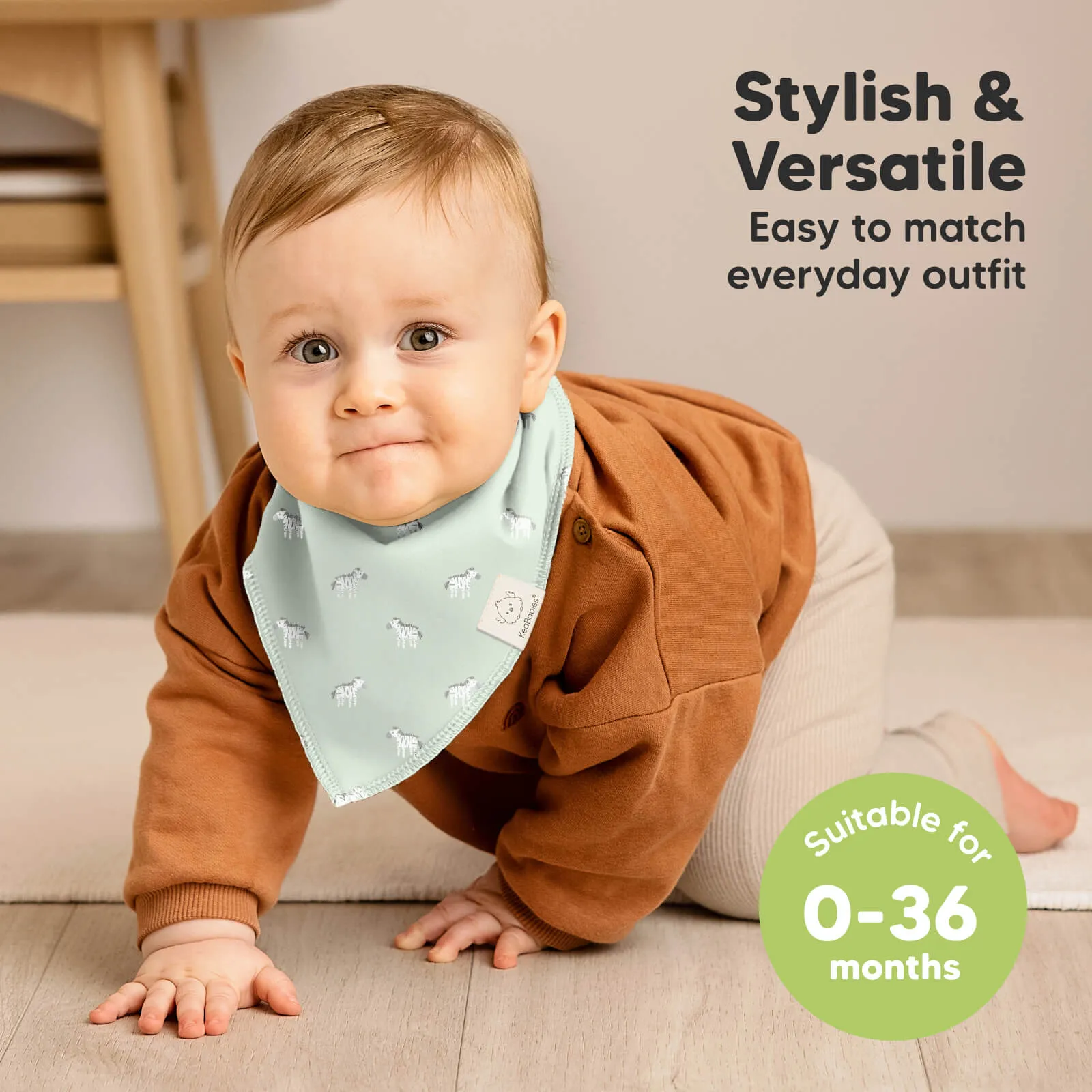 8-Pack Organic Bandana Bibs (Wilderness)