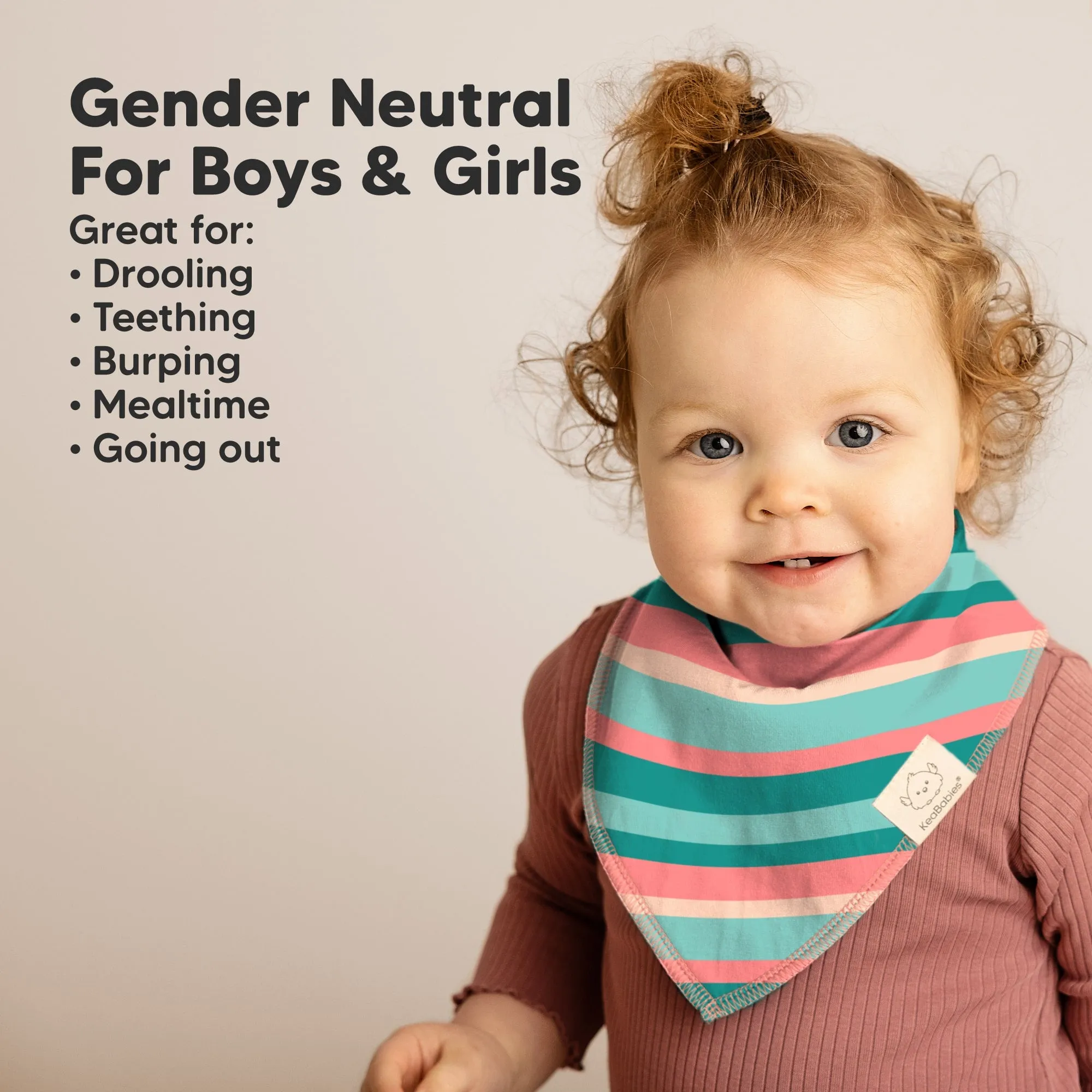 8-Pack Organic Bandana Bibs (Wildscape)