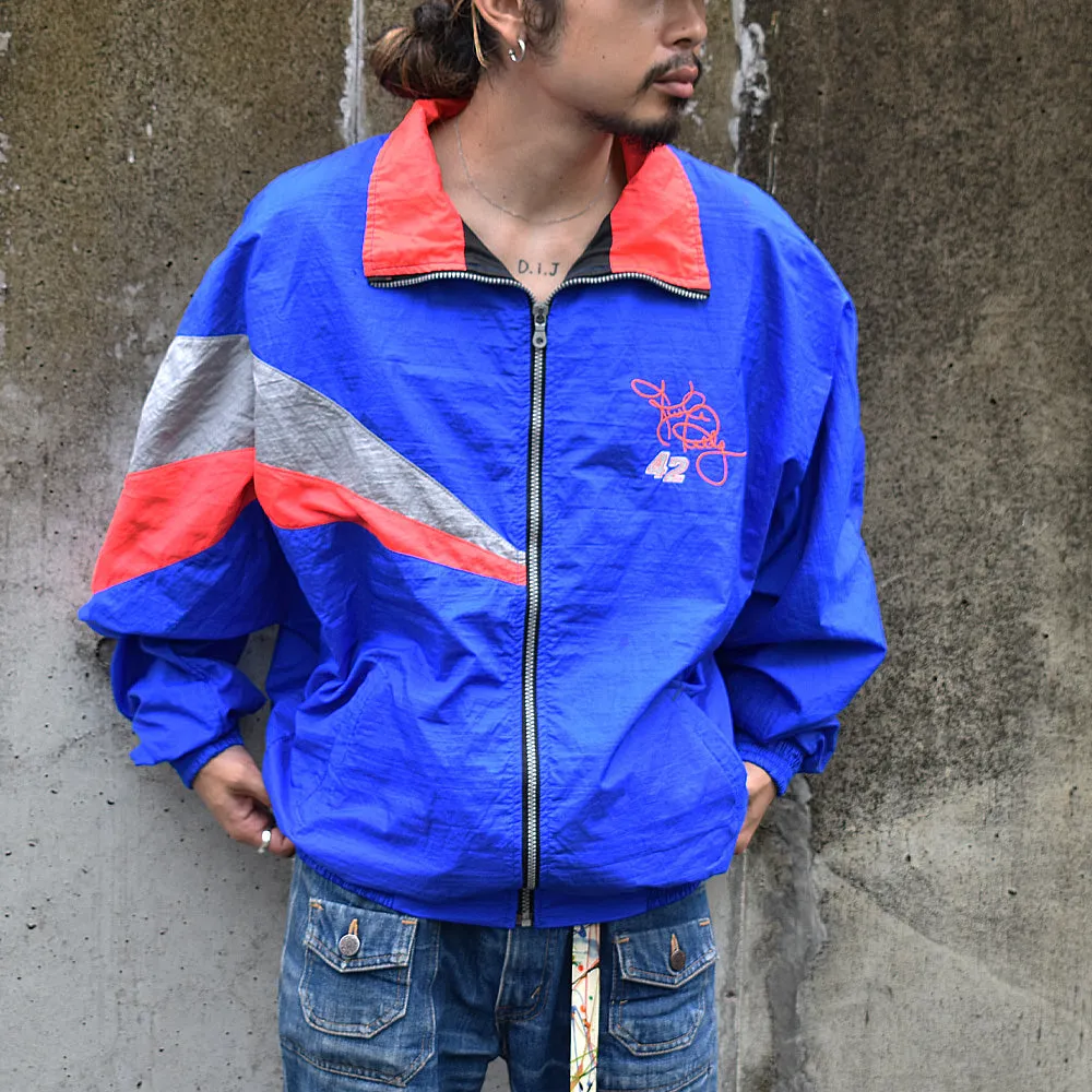 90's　”Kyle Eugene Petty＃42” レーシング ナイロンジャケット　USA製　220908