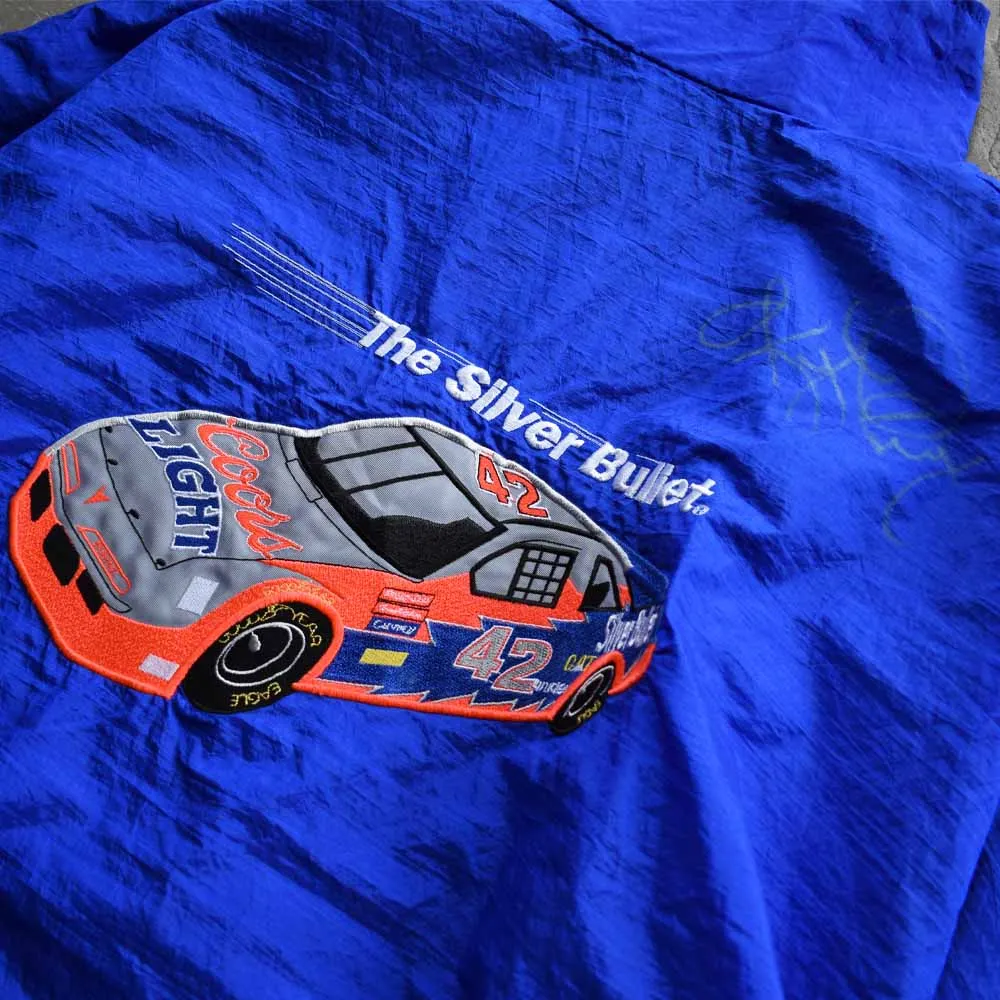 90's　”Kyle Eugene Petty＃42” レーシング ナイロンジャケット　USA製　220908