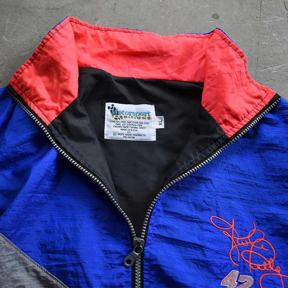 90's　”Kyle Eugene Petty＃42” レーシング ナイロンジャケット　USA製　220908