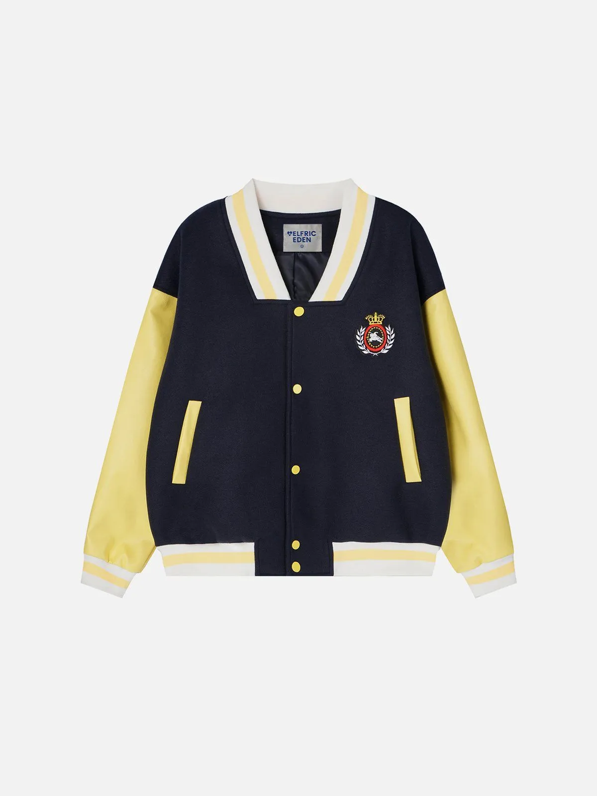 Aelfric Eden Color Blocking Varsity Jacket