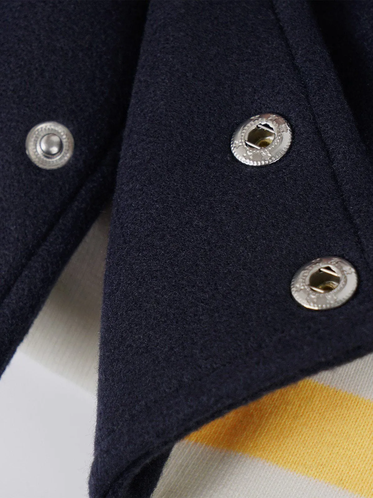 Aelfric Eden Color Blocking Varsity Jacket