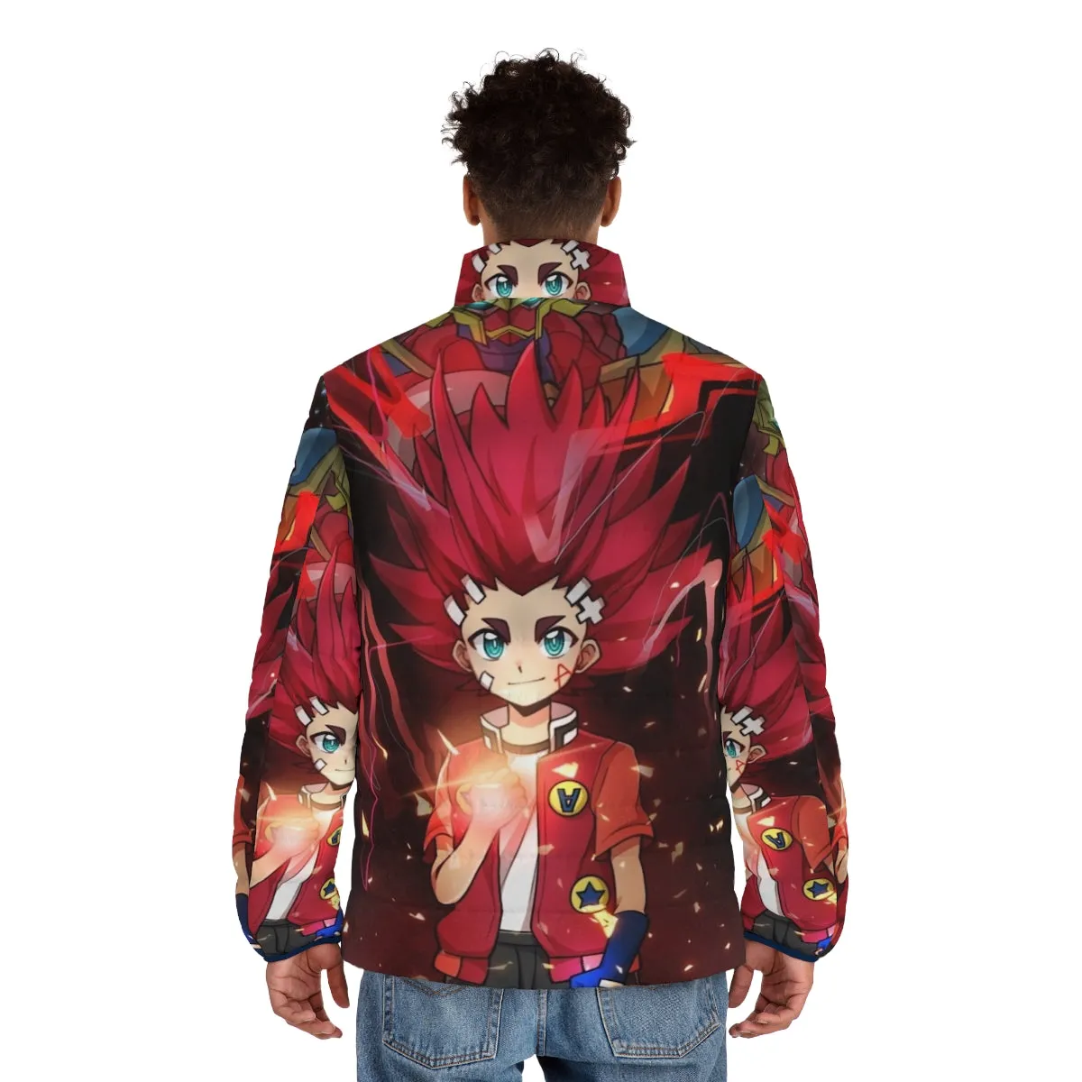 Aiger Akabane Beyblade Burst Turbo Puffer Jacket for Kids