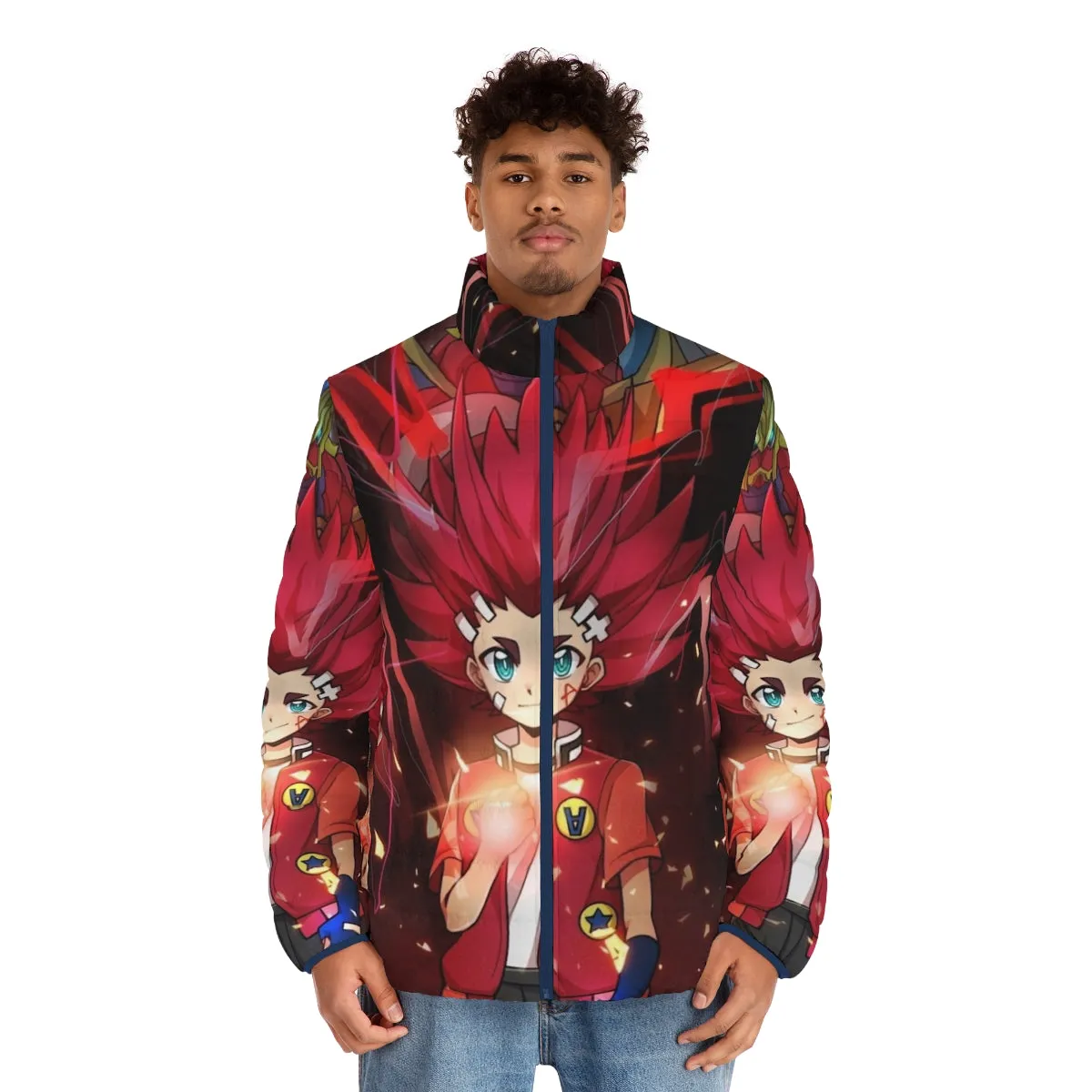 Aiger Akabane Beyblade Burst Turbo Puffer Jacket for Kids