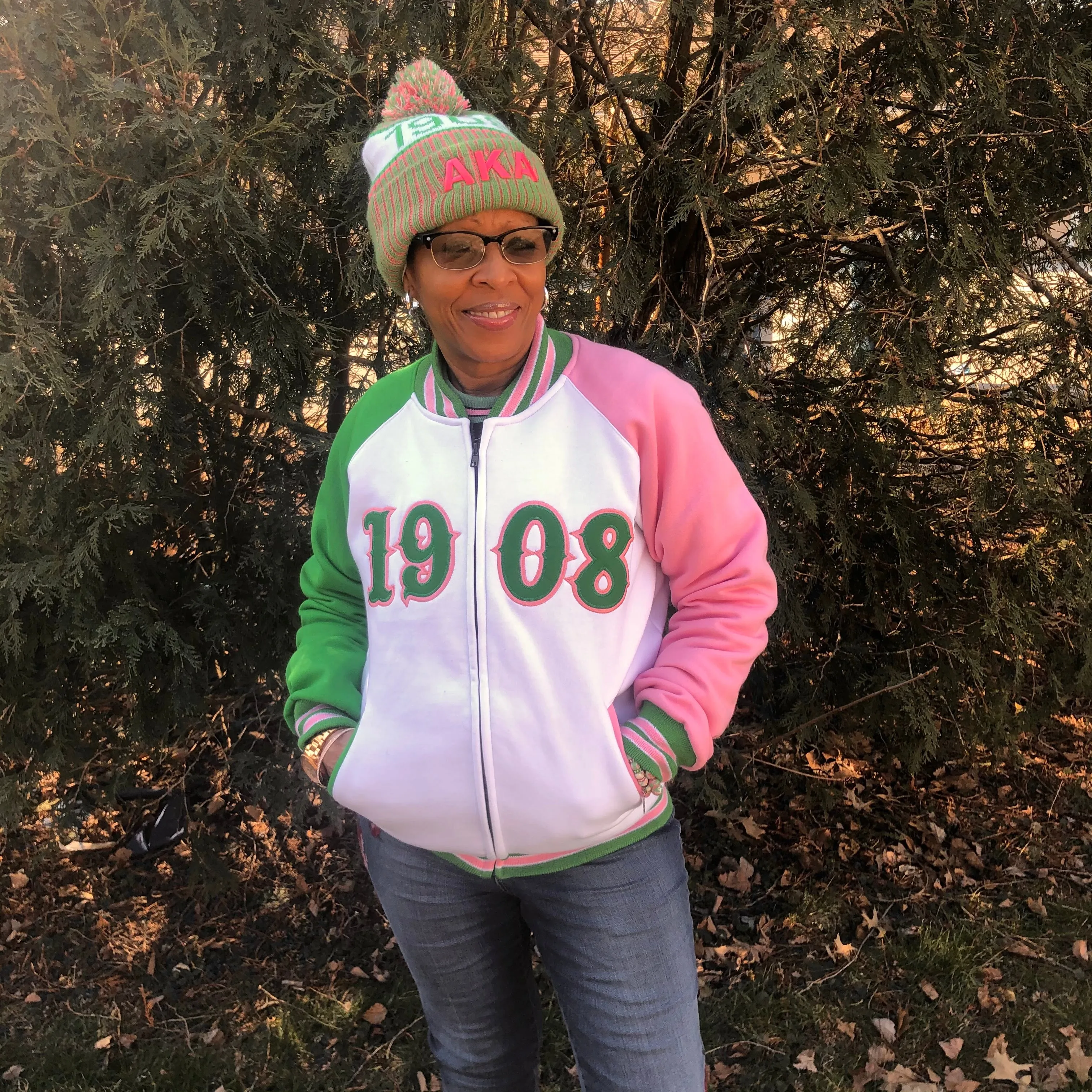 AKA 1908 Fleece Jacket (Unisex Size)