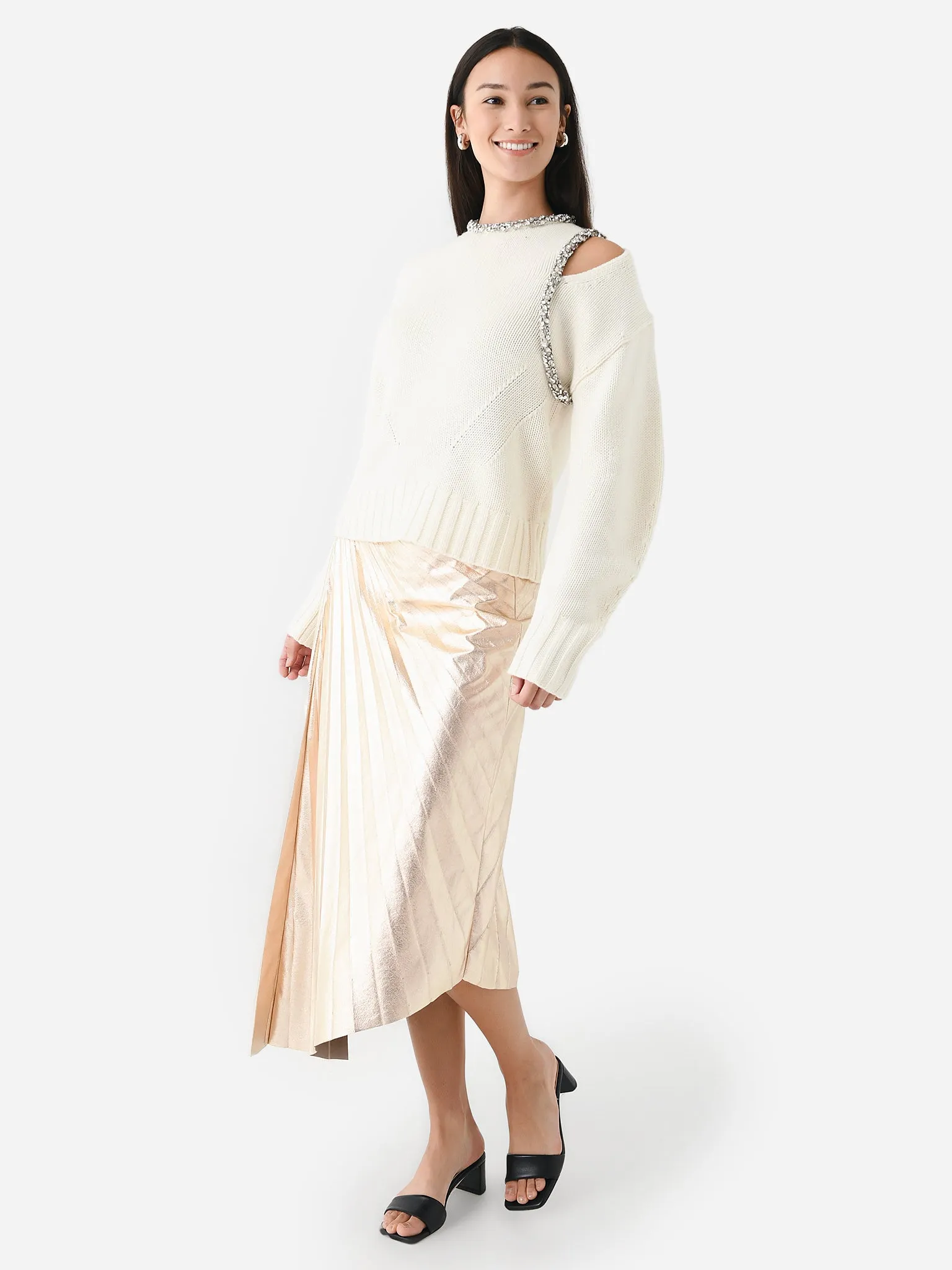 ALC Women's Tori Metallic Skirt