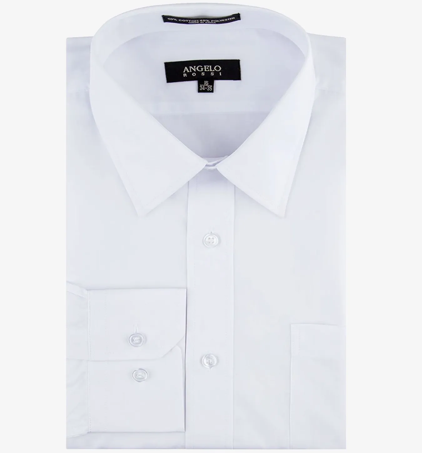 Angelo Rossi Modern Fit Dress Shirt - White