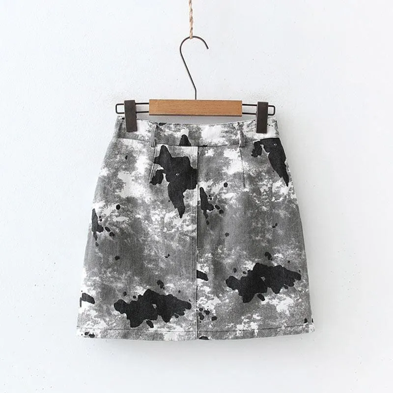 Animal Print High Waist Harajuku Skirt MK16818