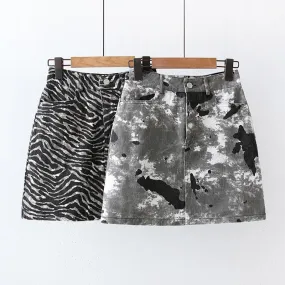 Animal Print High Waist Harajuku Skirt MK16818