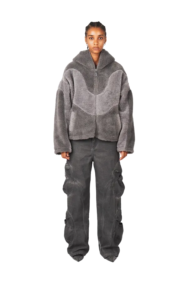 Anthracite Basic Fleece Jacket