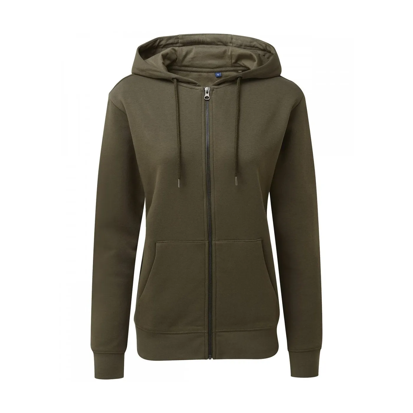 Asquith & Fox Womens/Ladies Zip-Through Organic Hoodie
