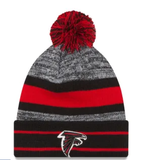 Atlanta Falcons - Cuffed Knit Beanie with Pom, New Era by Southern Sportz Store