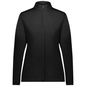 Augusta Sportswear Women's Black Micro-Lite Fleece Full Zip Jacket