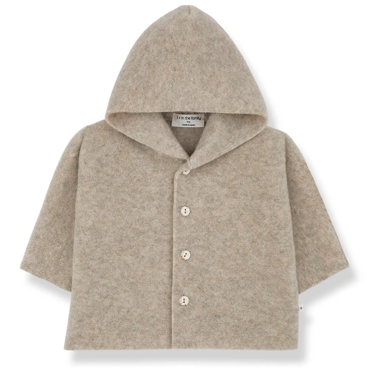 Ayala Hooded Jacket in Beige by 1  in the Family