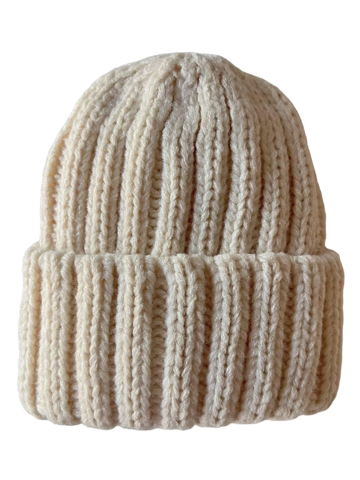 Baby Hat - Chunky Knit Bone