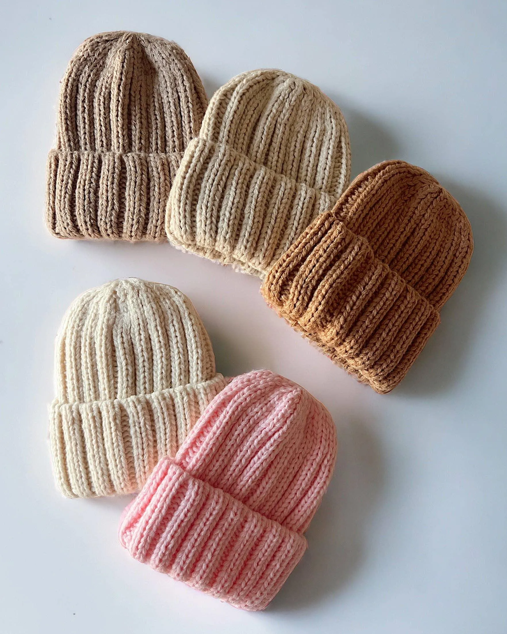 Baby Hat - Chunky Knit Bone
