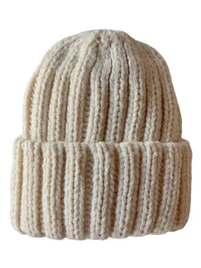 Baby Hat - Chunky Knit Bone