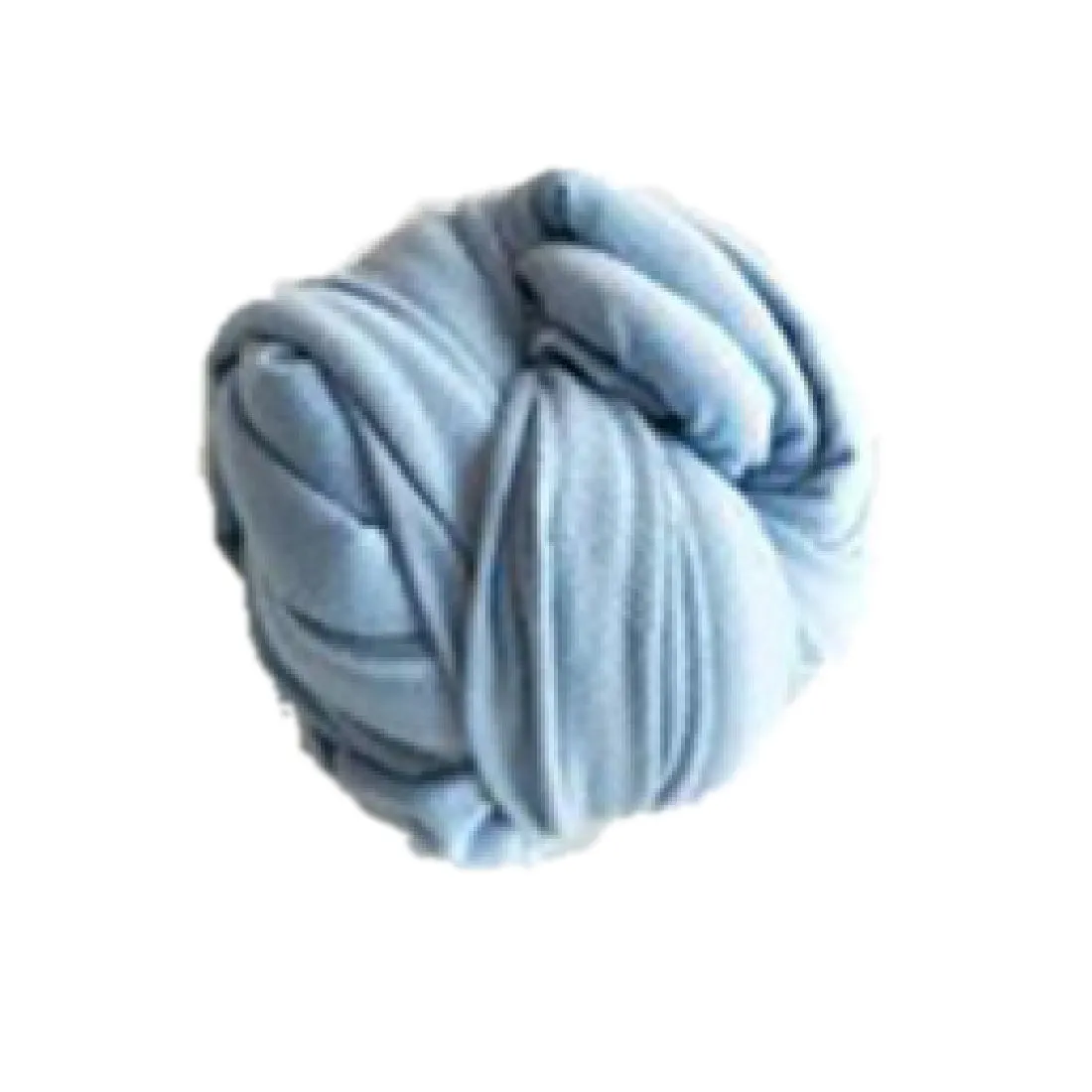 Babymoon ( Set of 3 ) Jersey Stretcheable Baby Photography Shoot Bean Bag Layer,Hairband And Wrap-Light Blue