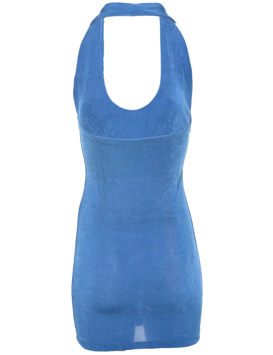 Backless Bodycon Y2K Dress - XS