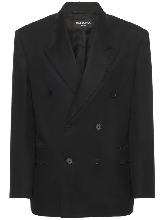 Balenciaga   Shrunk double breast jacket 