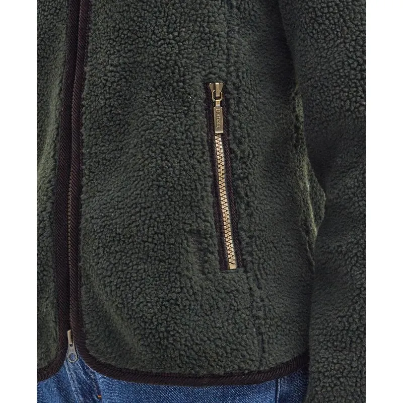 Barbour Laven Ladies Fleece Jacket - Olive/Classic