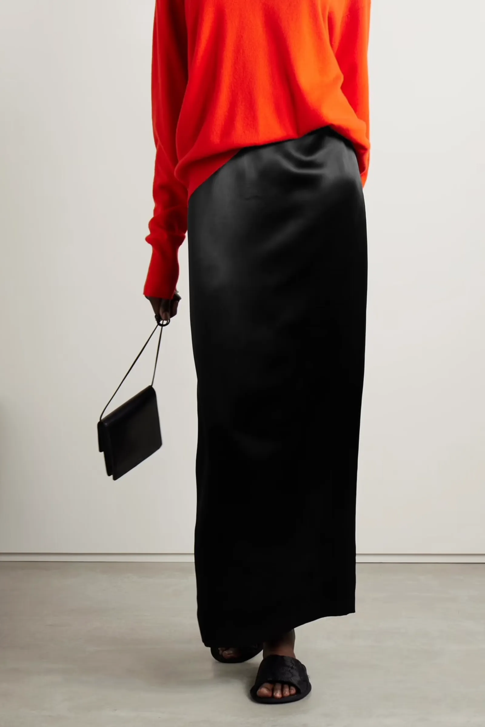 Bartelle Satin Maxi Skirt