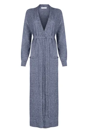 Belted Long Cashmere Cardigan