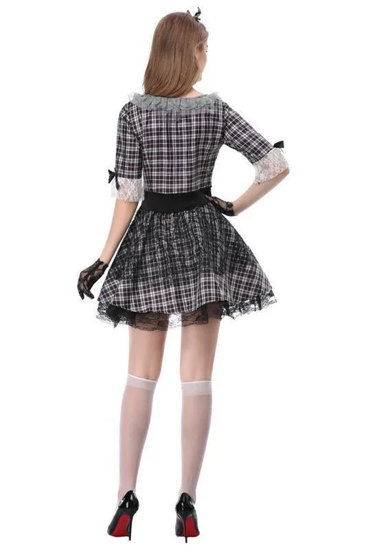 BFJFY Oktoberfest Costume Beer Maid Women's Halloween Cosplay Costume