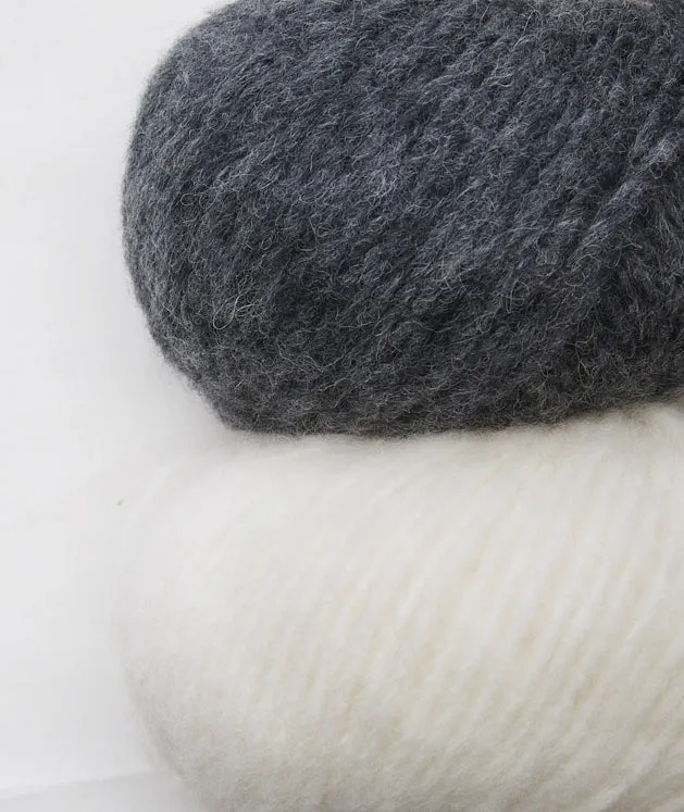 Big Diamond Colorwork Cowl Using Rowan Brushed Fleece