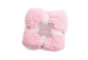 Bizzi Growin Koochicoo Blush Pink Fluffy Baby Blanket