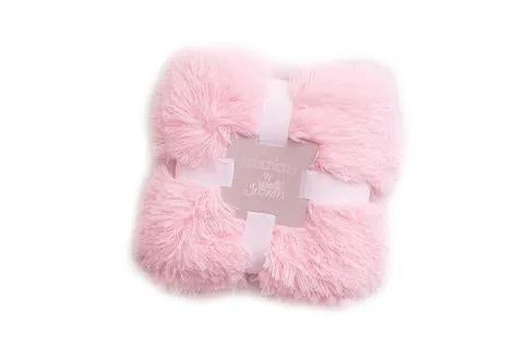 Bizzi Growin Koochicoo Blush Pink Fluffy Baby Blanket