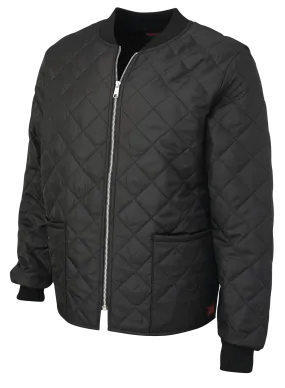 Black Quilted Freezer Jacket by Tough Duck - Style WJ25