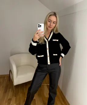 Black sweater “Sophia”
