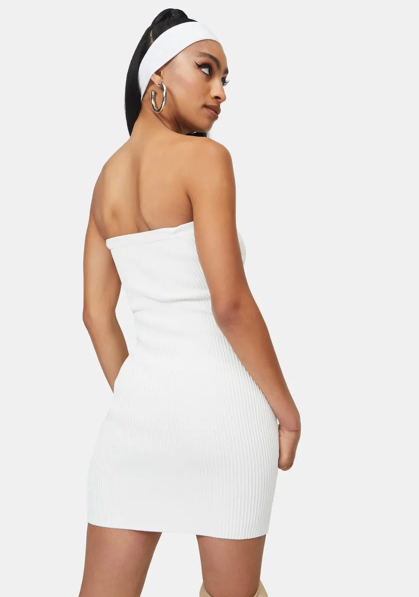 Bliss Pop To The Top Sweater Tube Dress