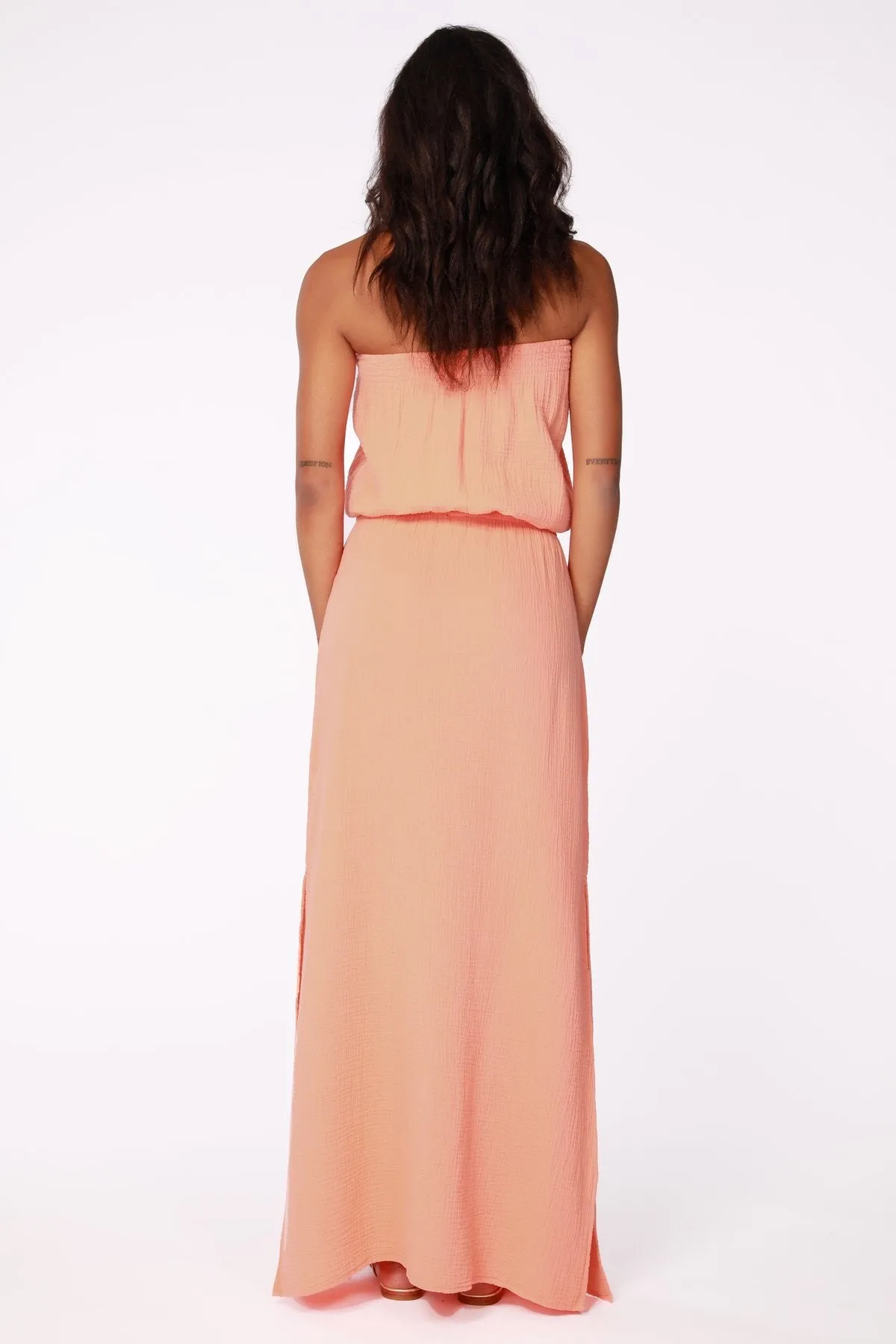 BOBI Gauze GRANDIN Maxi Slit Skirt