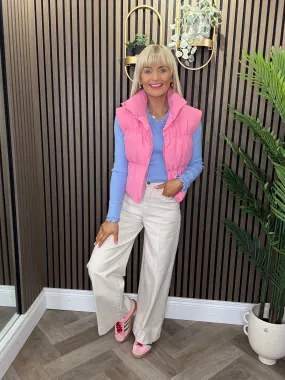 Brianna Gilet Pink