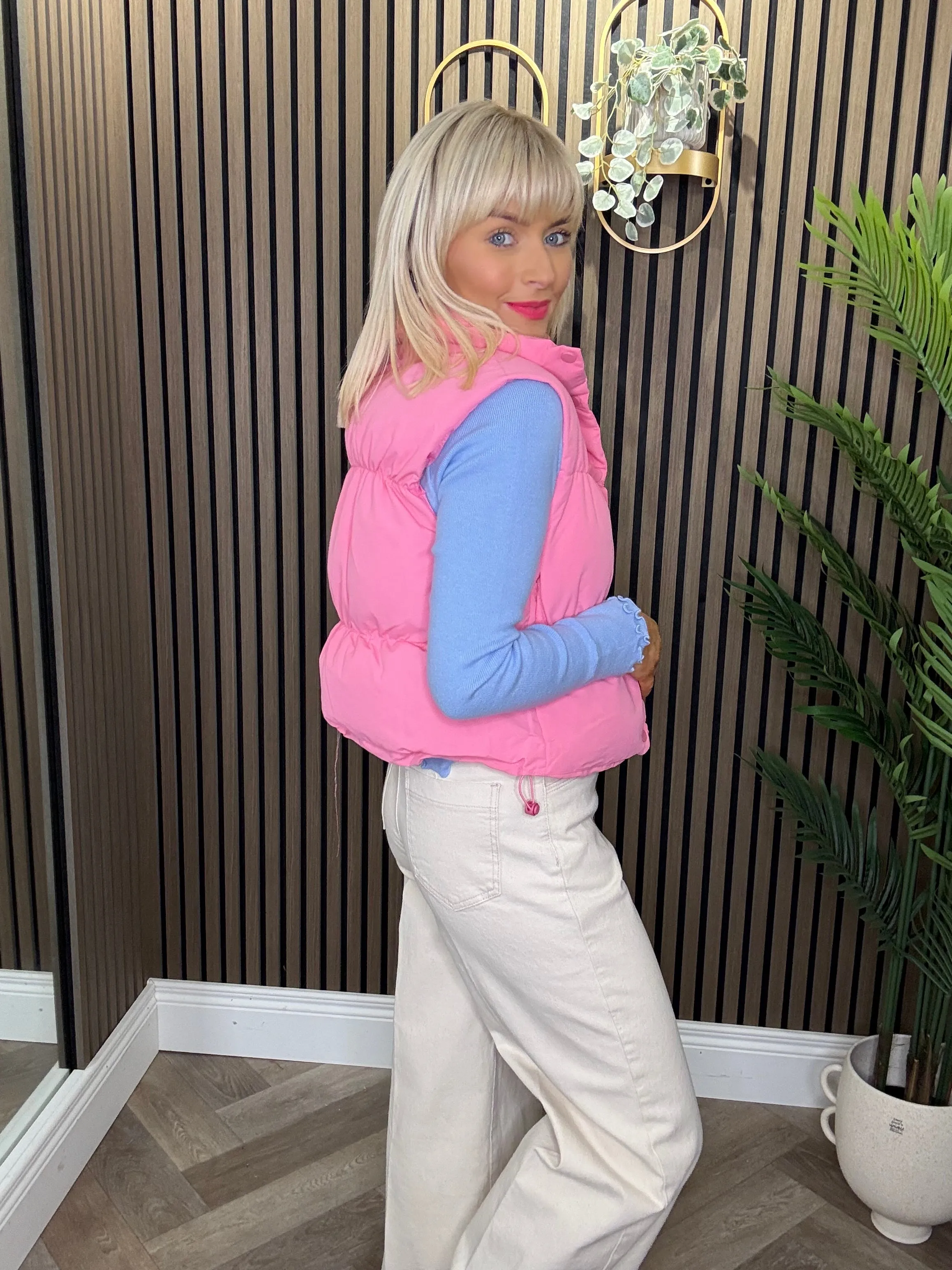 Brianna Gilet Pink